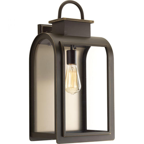Progress Refuge P6032 108 1 100 Watt MED WALL LANTERN in Oil Rubbed Bronze Finish Model: P6032-108