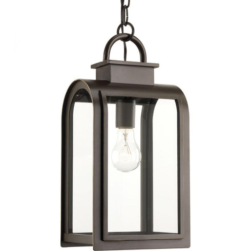 Progress Refuge P6531 108 1 100 Watt MED HANGING LANTERN in Oil Rubbed Bronze Finish Model: P6531-108