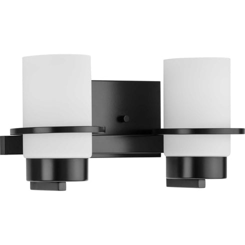 Progress Reiss P300414 009 2 Light BATH in Brushed Nickel Finish Model: P300414-009