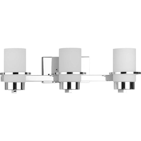 Progress Reiss P300415 009 3 Light BATH in Brushed Nickel Finish Model: P300415-009