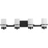 Progress Reiss P300416 009 4 Light BATH in Brushed Nickel Finish Model: P300416-009