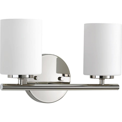 Progress Replay P2158 09 2 100 Watt MED BATH BRACKET in Brushed Nickel Finish Model: P2158-09