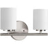 Progress Replay P2158 09 2 100 Watt MED BATH BRACKET in Brushed Nickel Finish Model: P2158-09