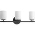 Progress Replay P2159 09 3 100 Watt MED BATH BRACKET in Brushed Nickel Finish Model: P2159-09