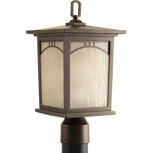 Progress Residence P6452 20 1 100 Watt MED POST LANTERN in Antique Bronze Finish Model: P6452-20