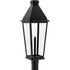 Progress Richmond Hill P540106 031 1 Light POST LANTERN in Textured Black Finish Model: P540106-031