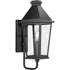 Progress Richmond Hill P560344 031 1 Light WALL LANTERN in Textured Black Finish Model: P560344-031