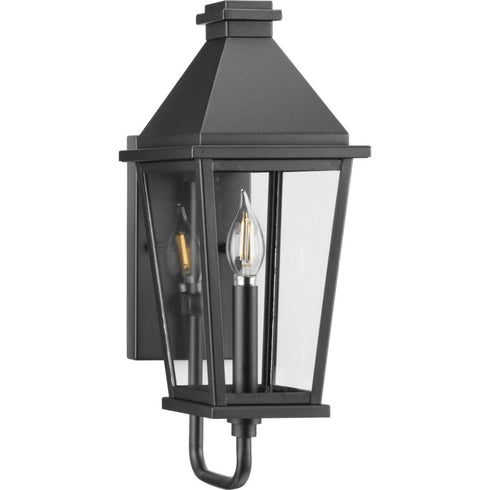 Progress Richmond Hill P560344 031 1 Light WALL LANTERN in Textured Black Finish Model: P560344-031
