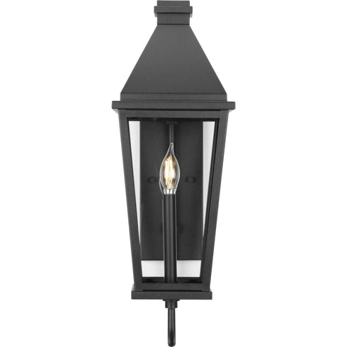 Progress Richmond Hill P560345 031 1 Light WALL LANTERN in Textured Black Finish Model: P560345-031