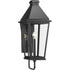 Progress Richmond Hill P560345 031 1 Light WALL LANTERN in Textured Black Finish Model: P560345-031