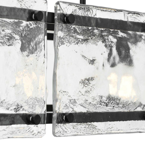 Progress Rivera Collection 5 Light in Matte Black Luxe Industrial Linear Light Model: P400356-31M