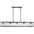 Progress Rivera Collection 5 Light in Matte Black Luxe Industrial Linear Light Model: P400356-31M