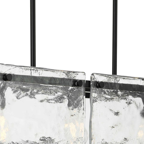 Progress Rivera Collection 5 Light in Matte Black Luxe Industrial Linear Light Model: P400356-31M