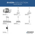 Progress Rivera Collection One Light in Matte Black Luxe Industrial Pendant Model: P500434-31M