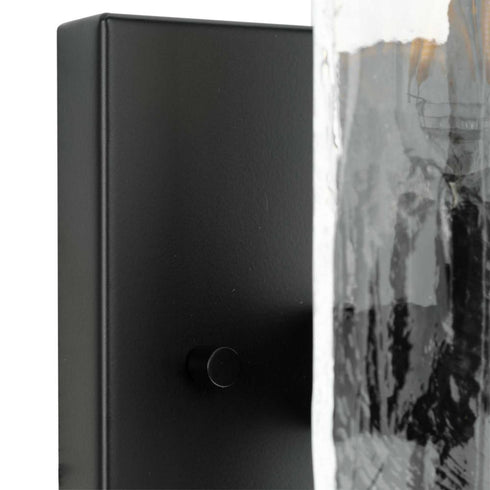 Progress Rivera Collection One Light in Matte Black Luxe Industrial Wall Bracket Model: P710121-31M