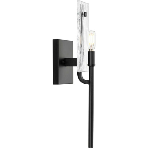 Progress Rivera Collection One Light in Matte Black Luxe Industrial Wall Bracket Model: P710121-31M