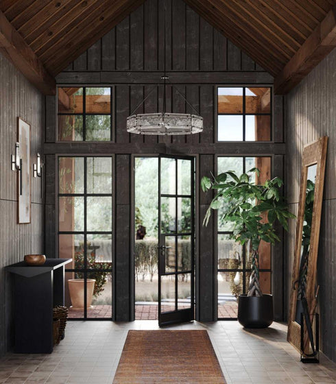 Progress Rivera Collection One Light in Matte Black Luxe Industrial Wall Bracket Model: P710121-31M