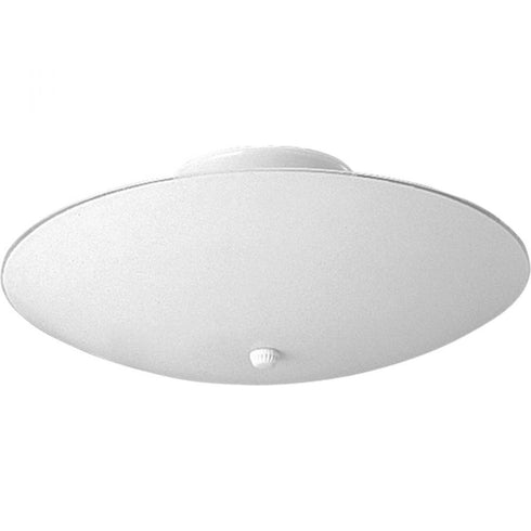 Progress Round Glass P4610 30 3 100 Watt MED CLSE TO CLG in White Finish Model: P4610-30