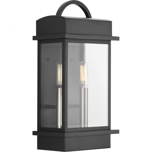 Progress Santee P560002 020 2 60 Watt CAND WALL LANTERN in Antique Bronze Finish Model: P560002-020