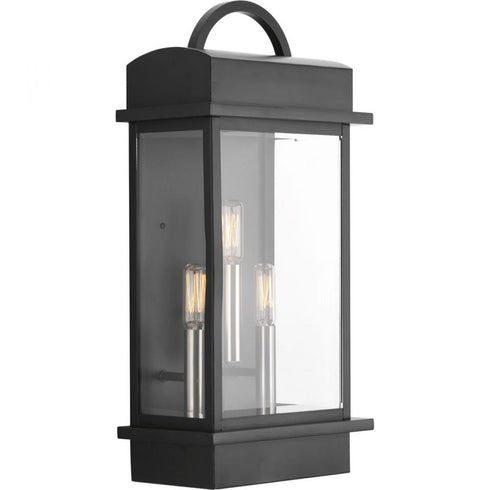 Progress Santee P560003 020 3 60 Watt CAND WALL LANTERN in Antique Bronze Finish Model: P560003-020