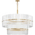 Progress Seville Collection Nine Light in Soft Gold Contemporary Chandelier Model: P400390-205