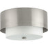 Progress Silva P350249 009 2 Light FLUSHMT in Brushed Nickel Finish Model: P350249-009