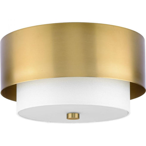 Progress Silva P350249 009 2 Light FLUSHMT in Brushed Nickel Finish Model: P350249-009