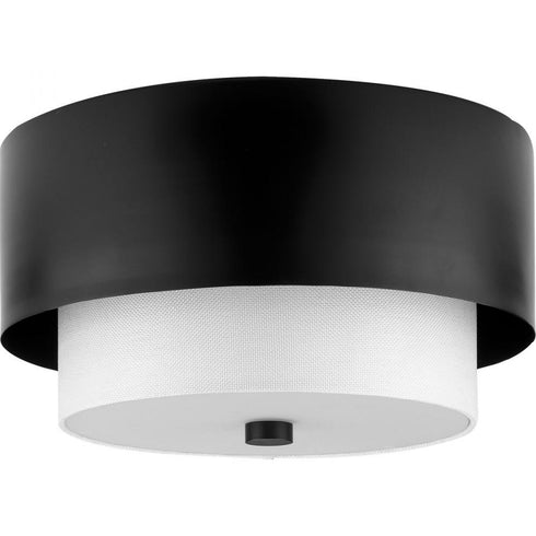 Progress Silva P350249 009 2 Light FLUSHMT in Brushed Nickel Finish Model: P350249-009