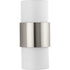Progress Silva P710119 009 2 Light WALL SCONCE in Brushed Nickel Finish Model: P710119-009