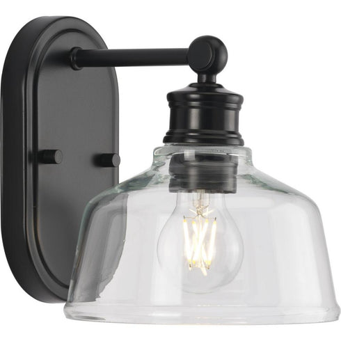 Progress Singleton P300395 009 1 Light BATH in Brushed Nickel Finish Model: P300395-009