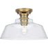 Progress Singleton P350227 009 1 Light MEDIUM SEMIFL in Brushed Nickel Finish Model: P350227-009