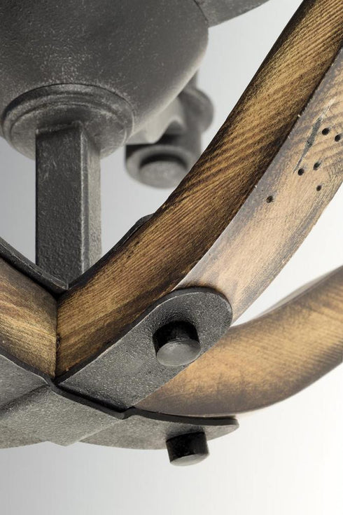 Progress Spicewood P4766 71 4 60 Watt CAND CHANDELIER in Gilded Iron Finish Model: P4766-71