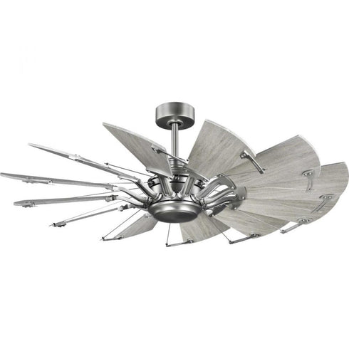 Progress Springer P250065 081 52IN CEILING FAN in Antique Nickel Finish Model: P250065-081