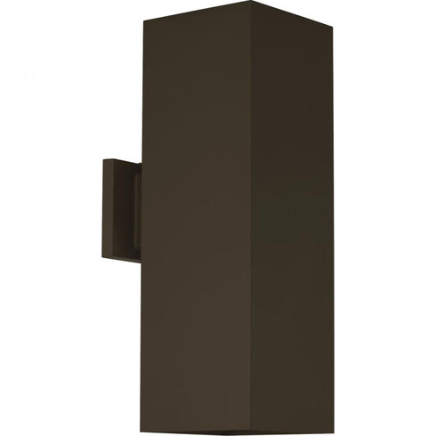 Progress Square P5644 20 2 250 Watt QPAR 38 OD WALL in Antique Bronze Finish Model: P5644-20