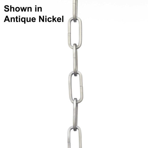 Progress Square Profile Chain P8755 134 4' 9 GAUGE SQ. PROFILE CHAIN in Silver Ridge Finish Model: P8755-134