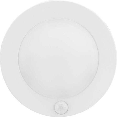Progress Standby LED Standby Collection 7.75 in. White Surface Mount Motion Detection LED Light in Satin White Finish Model: P810041-028-30