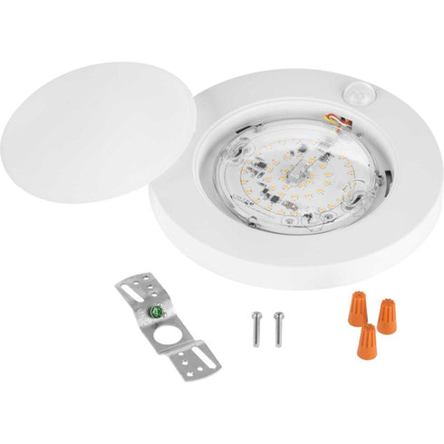 Progress Standby LED Standby Collection 7.75 in. White Surface Mount Motion Detection LED Light in Satin White Finish Model: P810041-028-30