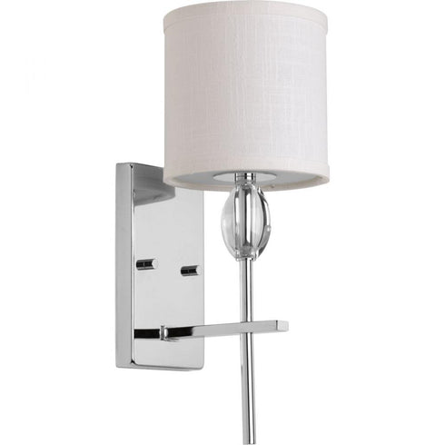 Progress Status P2060 15 1 75 Watt MED WALL BRACKET in Polished Chrome Finish Model: P2060-15