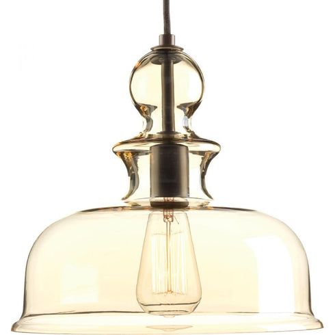 Progress Staunton P5332 09 1 75 Watt MED PENDANT in Brushed Nickel Finish Model: P5332-09
