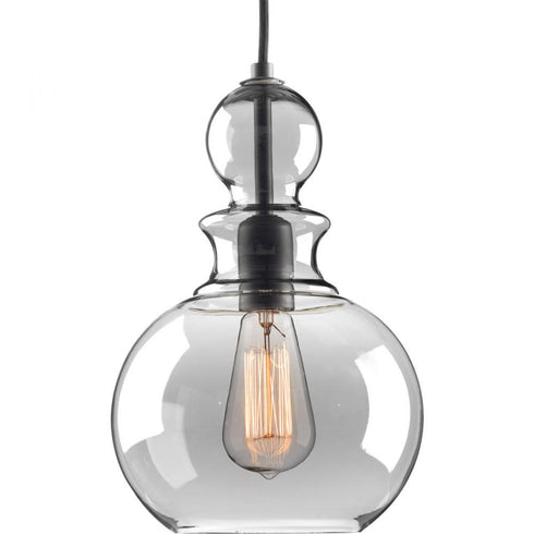 Progress Staunton P5334 09 1 75 Watt MED PENDANT in Brushed Nickel Finish Model: P5334-09