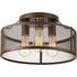 Progress Swing P3452 20 3 60 Watt MED FLUSH MOUNT in Antique Bronze Finish Model: P3452-20