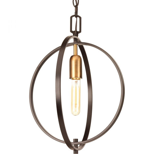 Progress Swing P5180 20 1 60 Watt MED PENDANT in Antique Bronze Finish Model: P5180-20