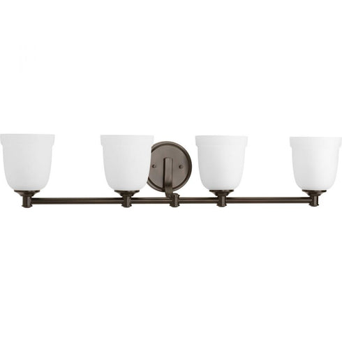 Progress Topsail 4 Light P300060 015 4 100 Watt MED BATH BRACKET in Polished Chrome Finish Model: P300060-015
