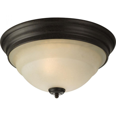 Progress Torino P3184 09 2 100 Watt MED FLSH MNT in Brushed Nickel Finish Model: P3184-09
