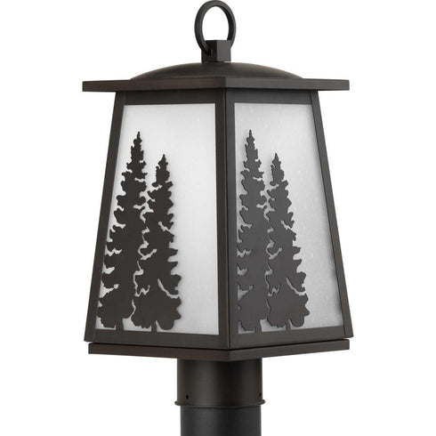 Progress Torrey Collection in Antique Bronze One Light Post Lantern Model: P540060-020