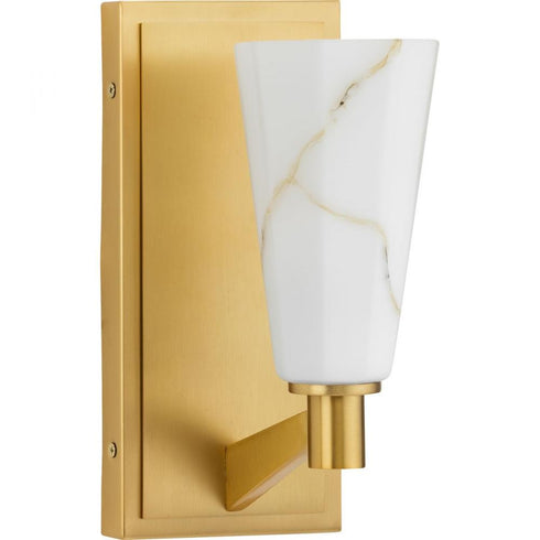 Progress Tosca Collection One Light in Brushed Bronze Modern Luxe Wall Bracket Model: P710138-109