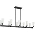 Progress Tosca Collection Ten Light in Brushed Bronze Modern Luxe Linear Chandelier Model: P400396-109