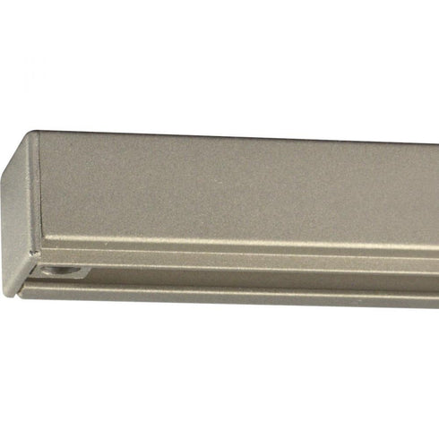 Progress Track Accessories Alpha Trak 4' section in Brushed Nickel Finish Model: P9104-09