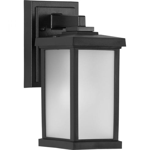 Progress Trafford Non-Metallic Lantern P560288 031 1 60 Watt MED WALL LANTERN in Textured Black Finish Model: P560288-031