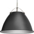Progress Tre P500052 030 1 100 Watt MED PENDANT in White Finish Model: P500052-030